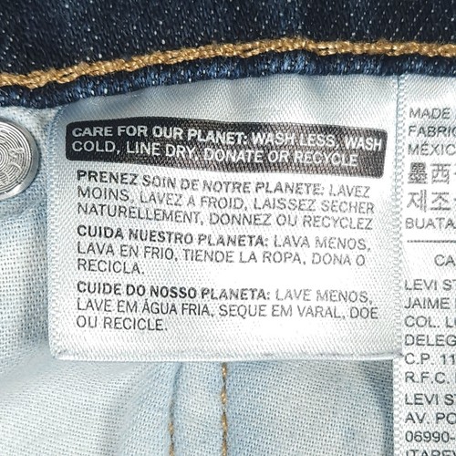 Levis 541 Jeans Mens 30x32 (Fit 30x29) Blue Athletic Taper Fit Dark Wash Stretch - Picture 11 of 16