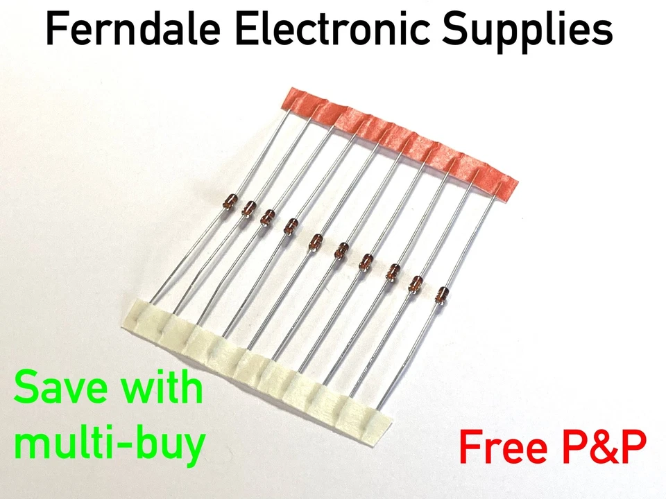 MULTICOMP PRO 1N4148 High Speed Silicon Switching Signal Diode 5, 10, 20, 50, 100 pk p&p inc.