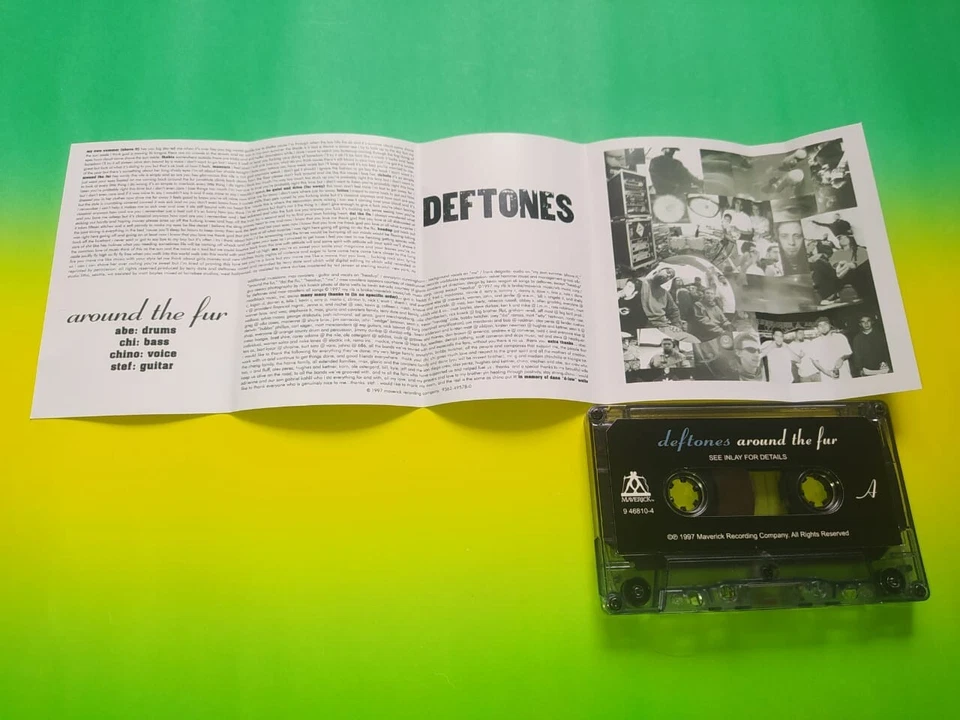 DEFTONES - Around The Fur Cassette tape - Image 3 of 4