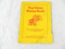 VINTAGE TOP VALUE YELLOW DAYTON OHIO STAMP BOOK