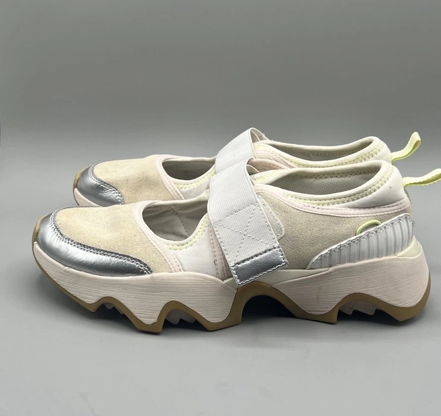 Sorel Kinetic Impact II Mary Jane Strap Sneaker in Sea Salt Womens Size 40/US 9 - Image 3 of 4