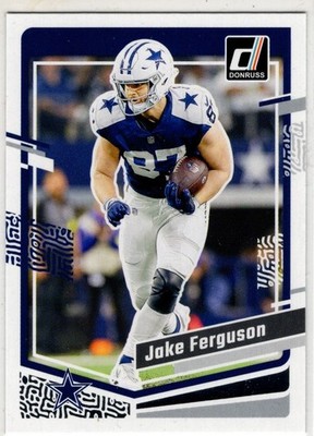2023 Panini Donruss Football Jake Ferguson No. 75 Dallas Cowboys
