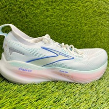 Brooks Glycerin GTS 22 Mujer Talla 6.5 Azul Rosa Zapatos Atléticos para Correr Tenis