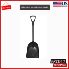 Bully Tools |92801| 42 in. Poly Scoop with D-Grip Handle