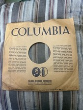  74 COLUMBIA Record Sleeve Only 78 Rpm 10 Inch COMPOSER AS IS 