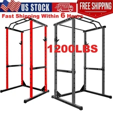 1200LBS Adjustable Power Cage Power Rack Squat Rack Squat Stand for Home Gym