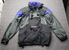 Vtg 1991 The North Face Steep Tech Scot Schmidt Jacket Aztec Gray Men Sz XL Rare