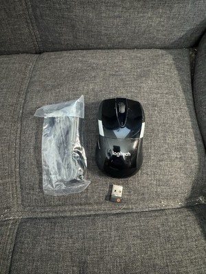 Logitech M525 Power Plus Optical Wireless Laser Mouse  910-002696 Black Gray