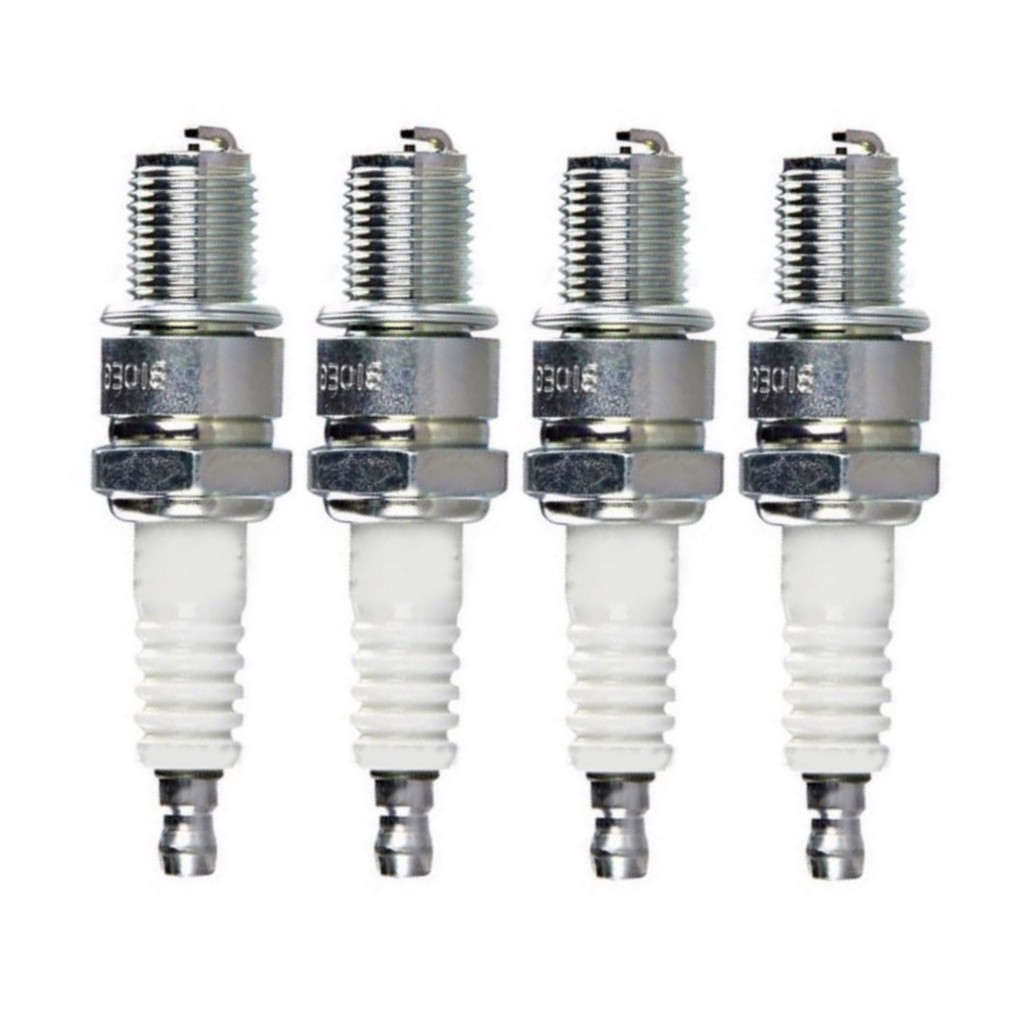 NGK For Kawasaki KX125 1986-1990 Racing Spark Plug Box of 4 B10EG