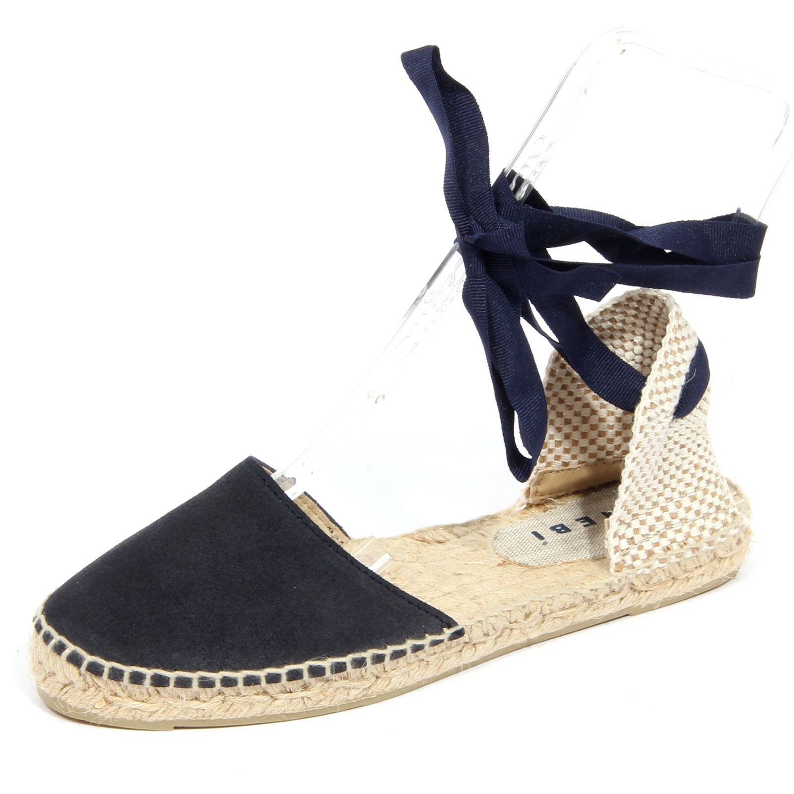 G1630 женские сандалии из валенсийской замши donna MANEBI темно-синего цвета