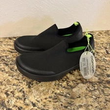 Oofos Women’s Size 6.5 Oomg eeZee Low Shoes Black Loafers Recovery Slip On