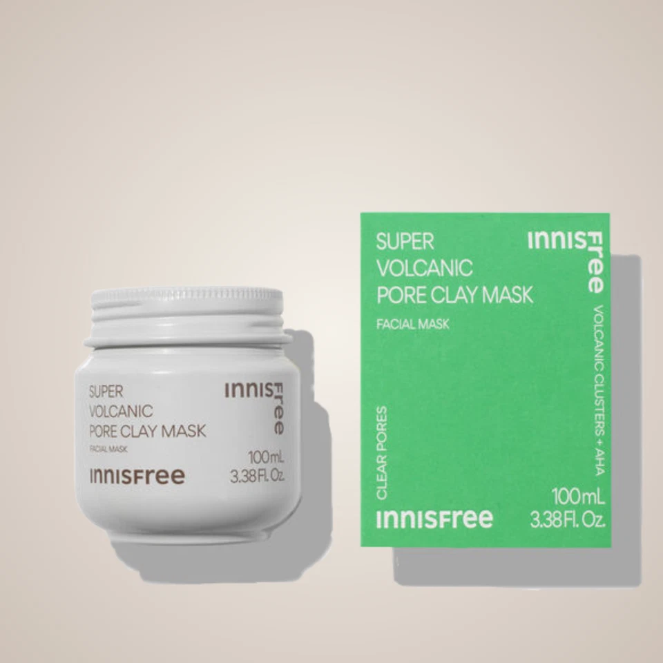 Innisfree Super Volcanic Pore Clay Mask 100ml – Deep Clean & Pore Care - Image 4 of 4