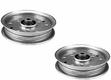 2 Pack of Flat Idler Pullies Replaces MTD or Cub Cadet 756-04129 956-04129