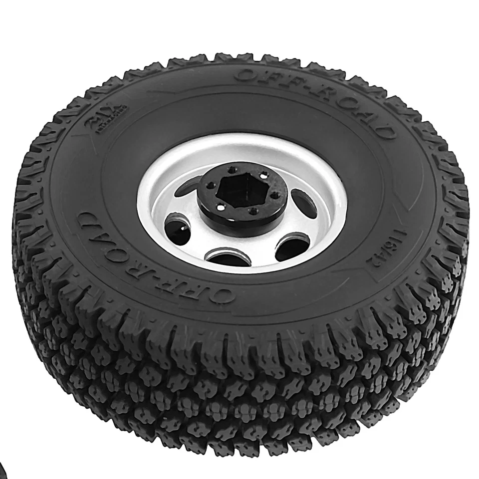 Ruedas Beadlock 1/10 RC Crawler 1.9" neumáticos altura suave para Traxxas TRX4 Axial Foto 4 de 4