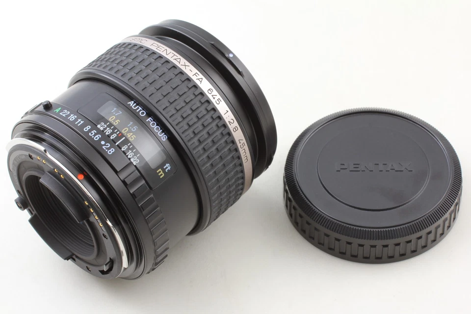 [ Unused w/ Hood ] SMC Pentax FA 645 45mm f/2.8 AF Lens for 645N NII From JAPAN - Image 4 of 4