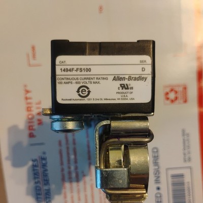 ALLEN BRADLEY 1494F-FS100 SER.D FUSE BLOCK NEW WiTHOUT BOX