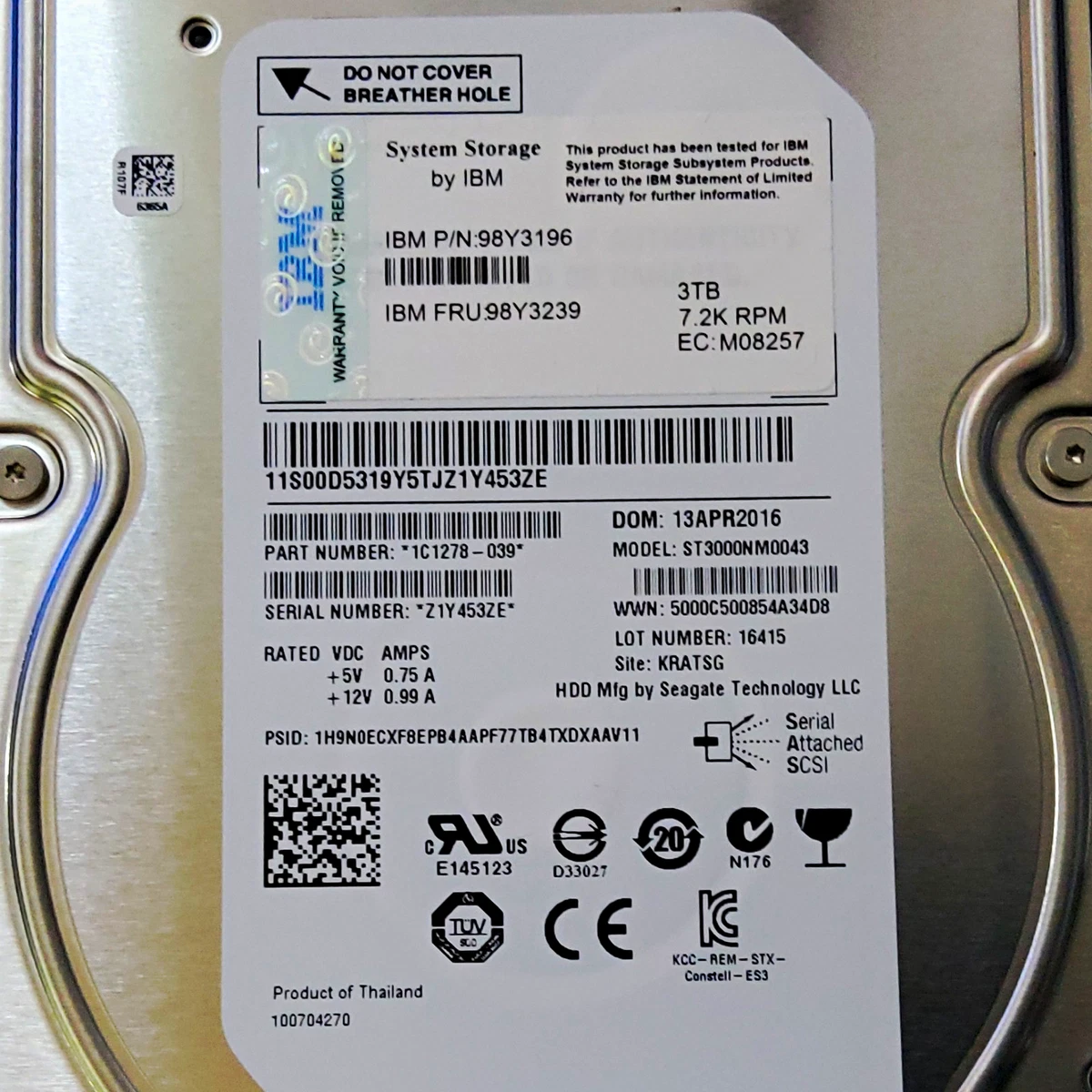 IBM SAS Internal Hard Disk Drives for sale | eBay