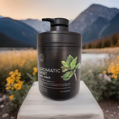 BOTANICAL SPA THERAPY AROMATIC MINT BODY WASH W/COCONUT, SHEA BUTTER & VITAMIN E
