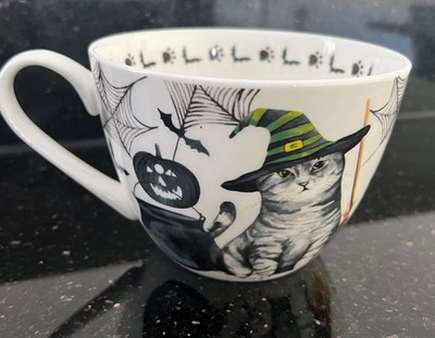 Portobello von Design Halloween gruselige Katze großer Becher 16 Unzen Tasse