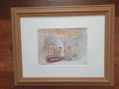 Intérieur mauresque von Eugène Delacroix. Gerahmter Druck