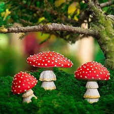 200 Stück Mini-Pilze – 10 Farben, 1,3x1,1 Cm, Für Deko, Garten & Basteln