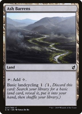 Magic/MTG Ash Barrens C19-227 Common Englisch Excellent