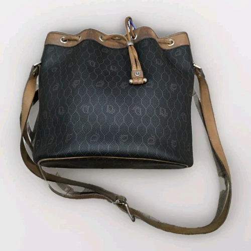 Sac seau Dior vintage années 80 authentique Lagenlook chic année 2000 créateur épaule