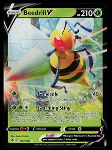 Beedrill V 001/189 Astral Radiance Ultra Rare Holo