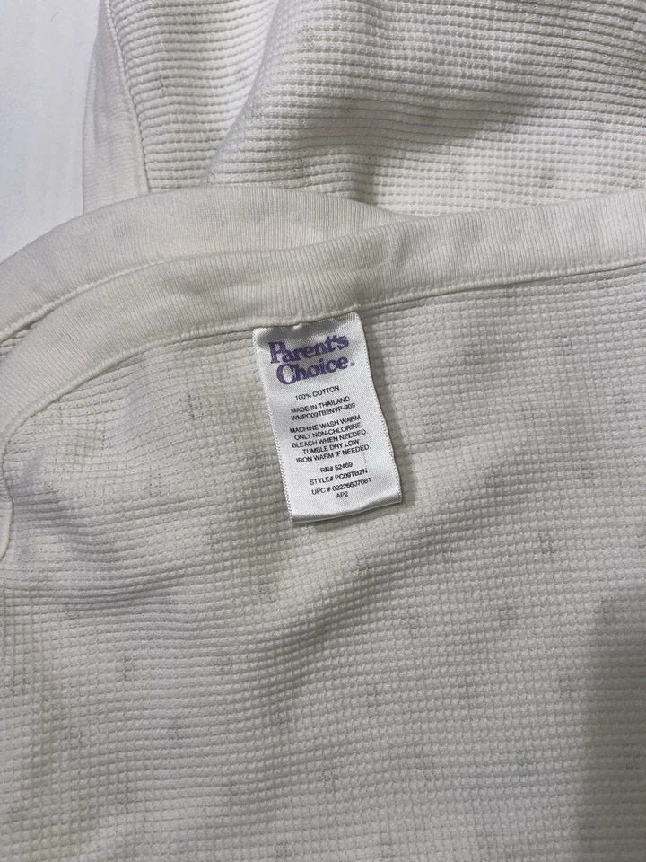 Manta de bebé a lunares verde gofre Parents Choice Foto 3 de 3