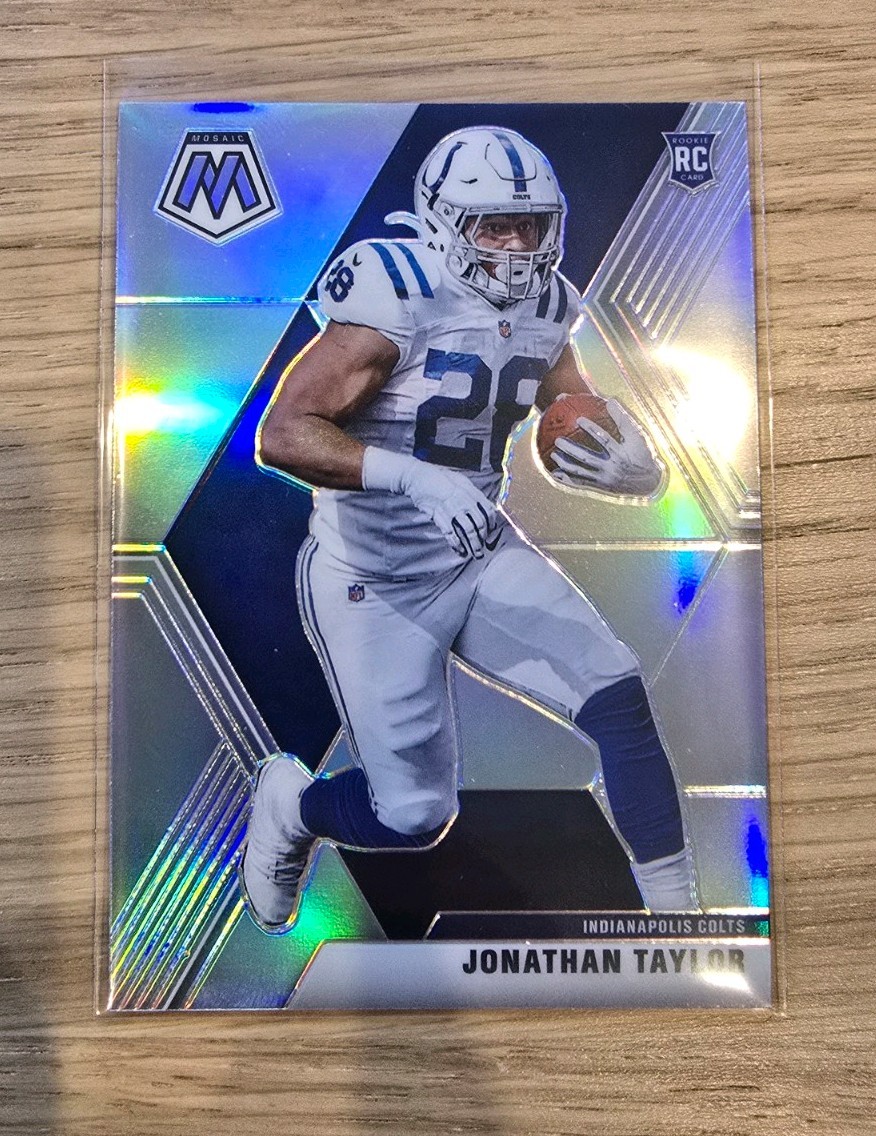 2020 Panini Mosaic - Rookies Jonathan Taylor #216 Silver Prizm (RC)