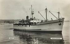 VINTAGE POSTCARD SCILLONIAN PASSENGER FERRY ISLES OF SCILLY UNPOSTED RP (#M7)