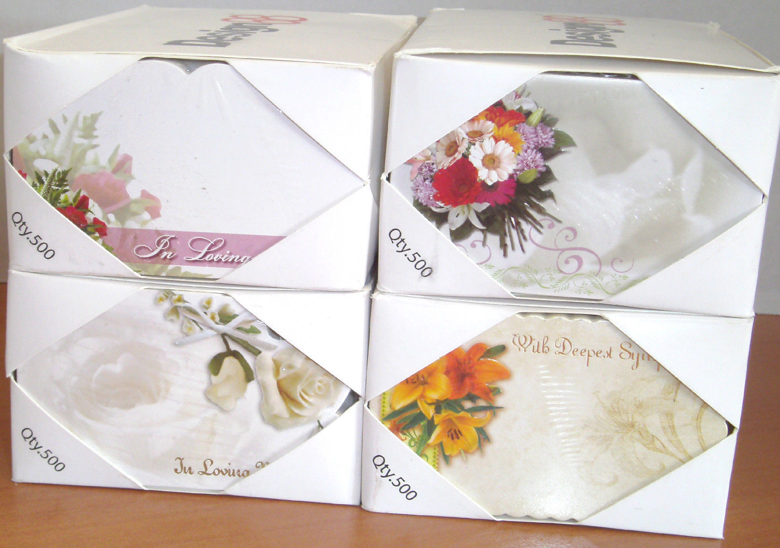 2,000ct. Floral Blank Florist Enclosure Cards Small Tags eBay
