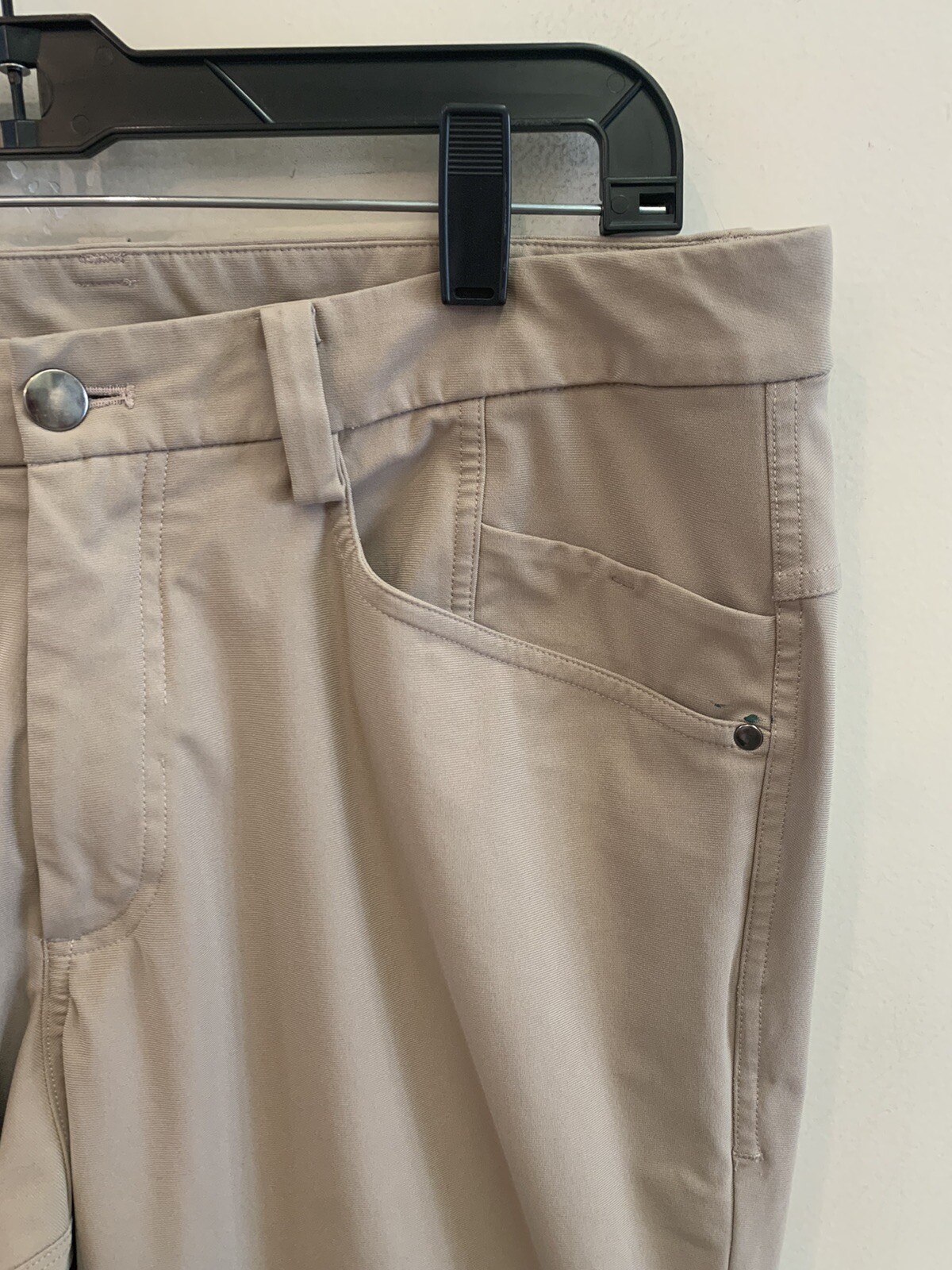 Lululemon Mens ABC Pants 32 Medium Tan Khaki Chinos S… Gem
