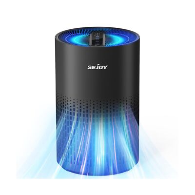 Sejoy Air Purifiers for Bedroom Home, H13 HEPA Air Filter for Dust,Pet Odors,...