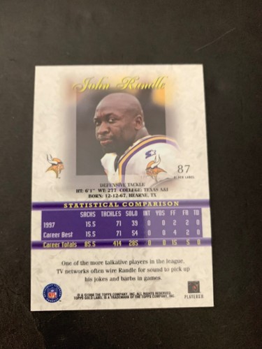 1998 TOPPS FOOTBALL GOLD LABEL CLASS 1,2,3 & BLACK LABEL CLASS 1,2,3 YOU PICK - Picture 223 of 239