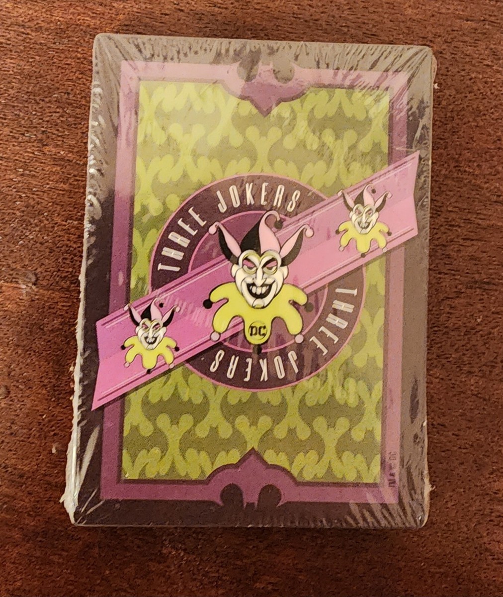 BATMAN THREE JOKERS PROMO PLAYING CARDS SEALED pack of 25 Red Hood