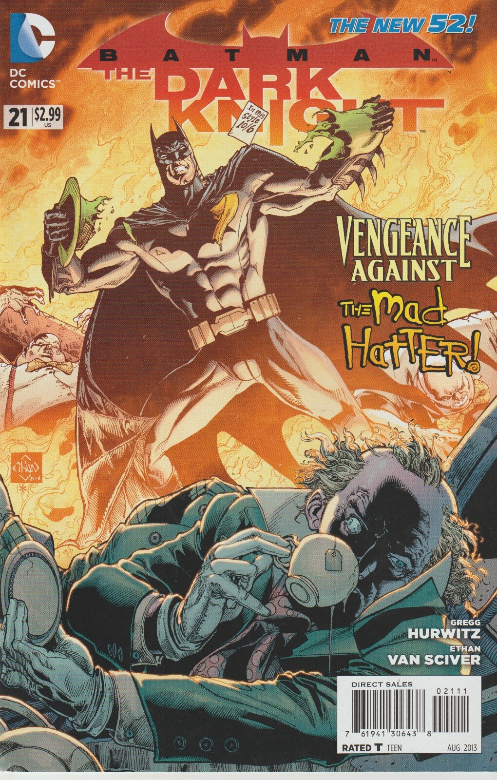 DC COMICS BATMAN THE DARK KNIGHT #21 (2013) NEW 52 1ST PRINT VF