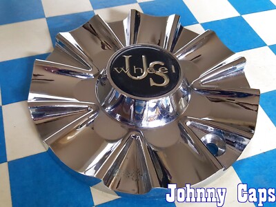U.S. Wheels [32] CHROME Center Cap # N/A. BLANK.  (QTY. 1)