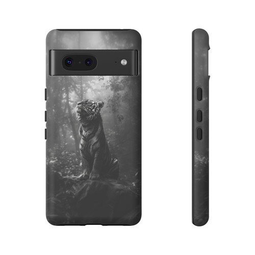 Bengal Tiger on Black and White - Phone Case for iPhone, Galaxy, Pixel - 第 158/281 張圖片