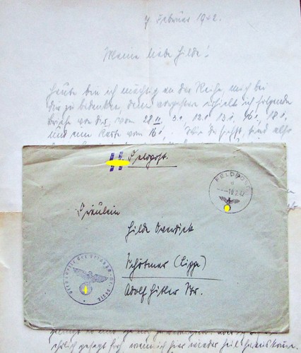 Translated Waffen SS Feldpost - 6th SS mountain Division North war details 1942