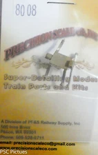 Precision Scale O #8008 Bracket, High-Mount Generator, w/Junction Box (Brass)