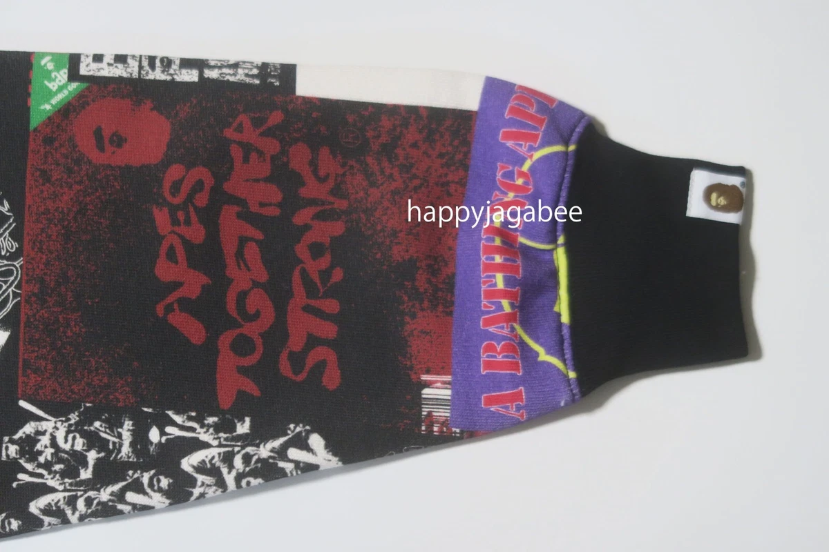 A BATHNIG APE Men's BAPE ALBUM MONOGRAM CREWNECK 1J80113053 Multi New