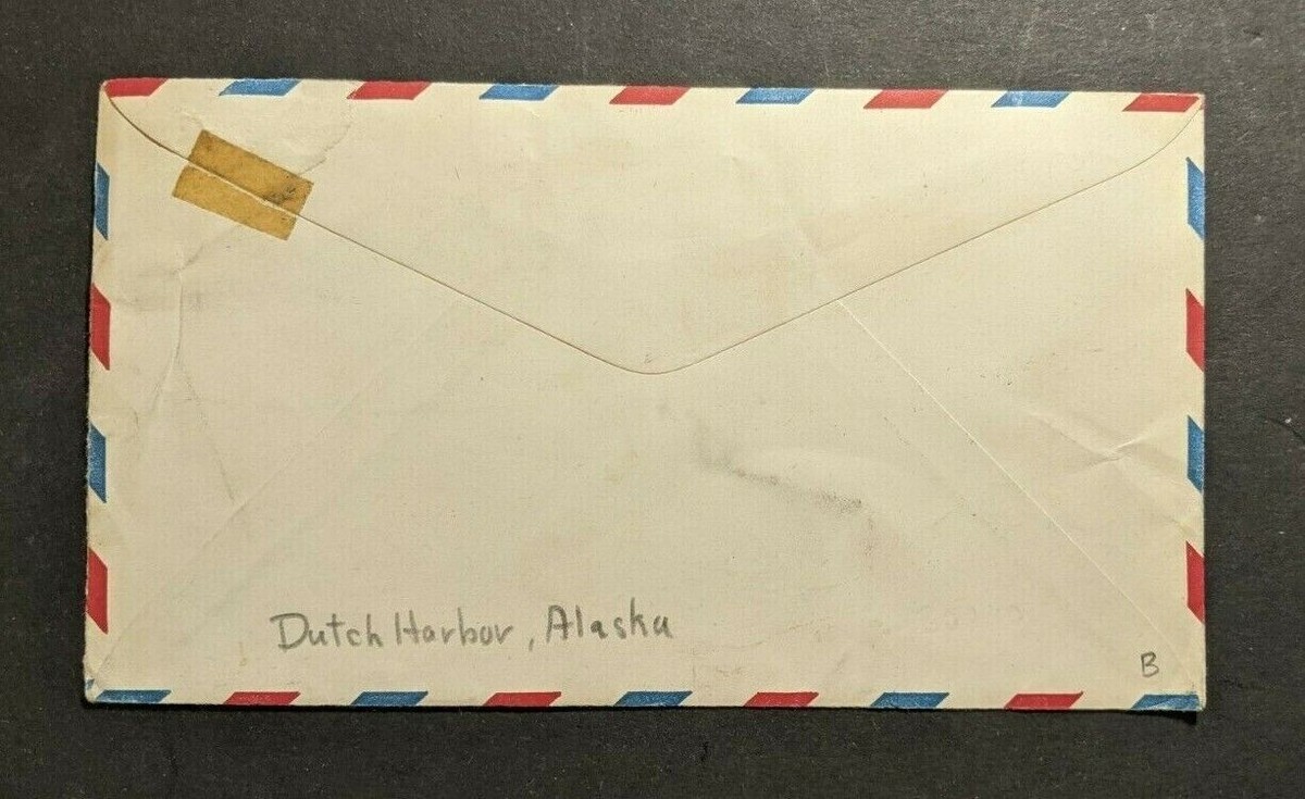 1943 WWII US Army APO 939 Censored Airmail Cover to Seattle