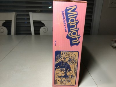 Cheval Barbie Midnight Mattel 1981 – Étalon Noir Avec Selle Et Accessoires (Vintage)