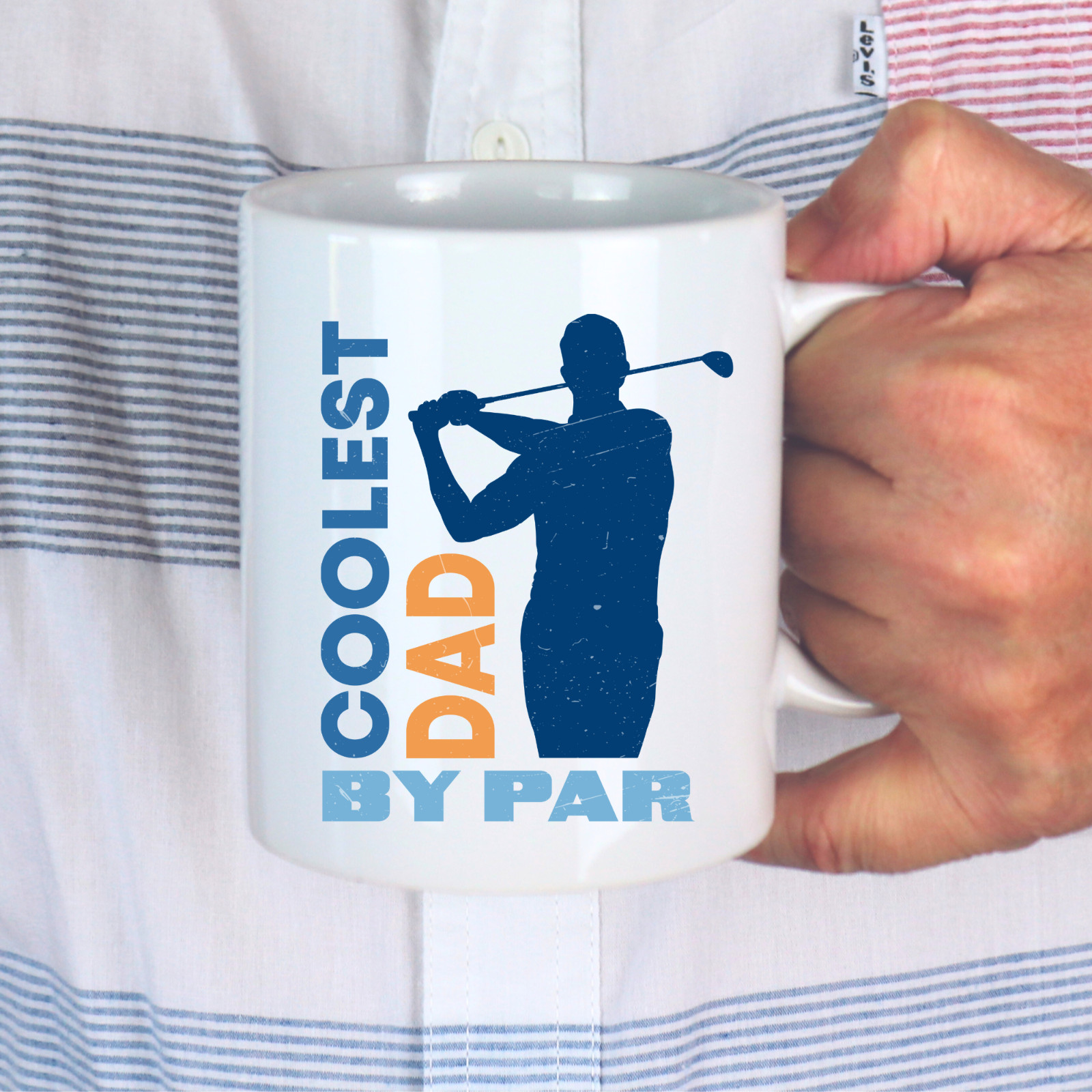 Ing Dad Mug Best Dad By Par Golf Fathers Day Birthday Gift C