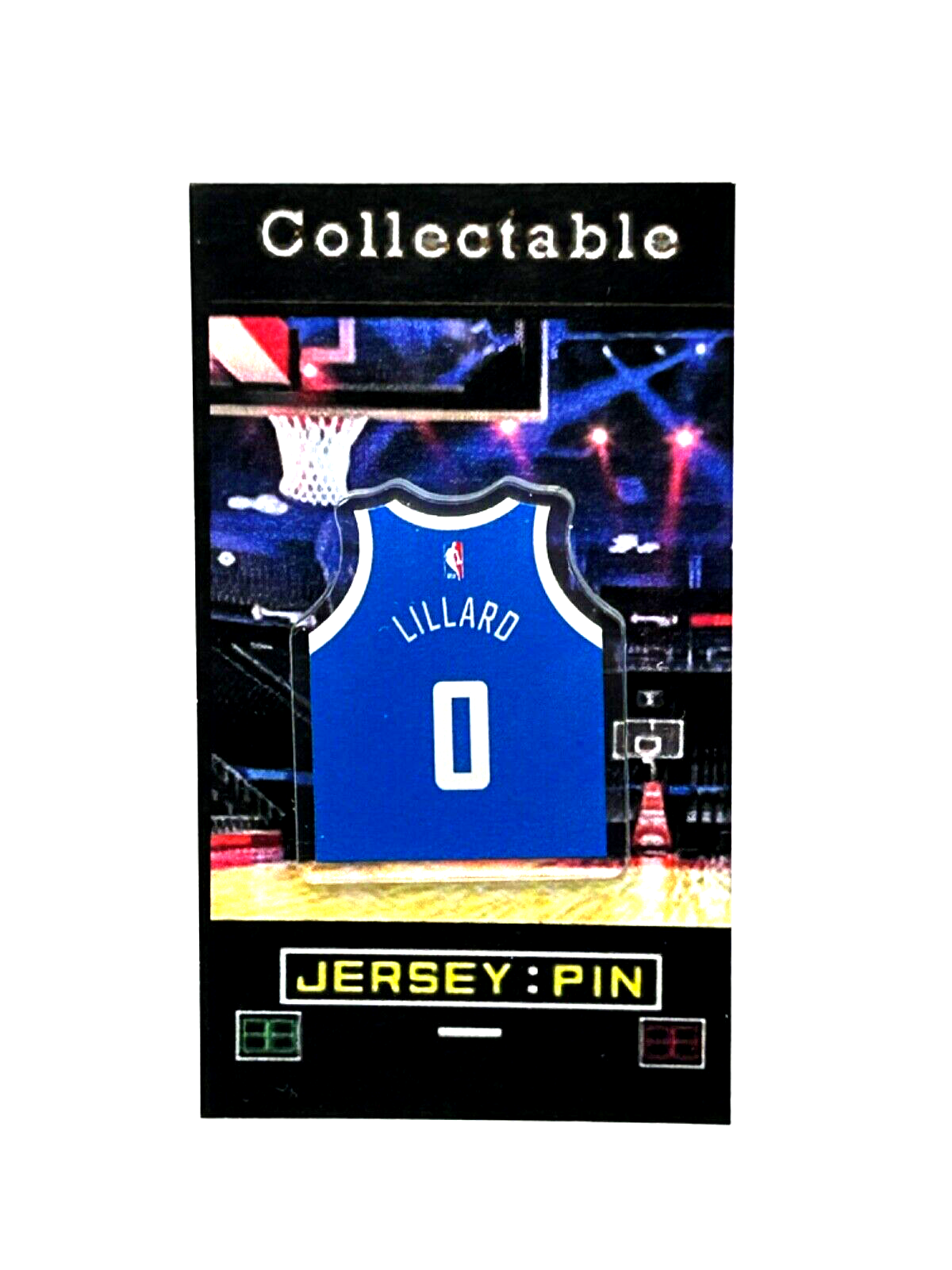 Milwaukee Bucks Damian Lillard Jersey Lapel Pin Classic Collectable Free Shipping