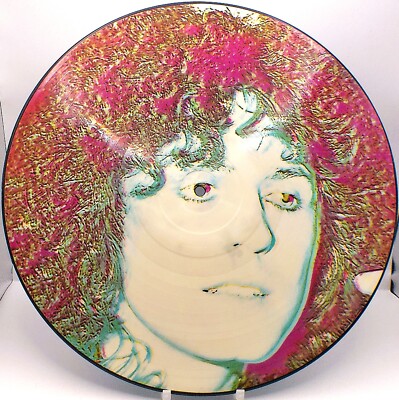MARC BOLAN T REX 2*PICTURE DISCS T REX LIVE & ACROSS THE AIRWAVES CUBE BOLAN