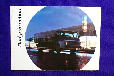 DODGE ROOTES CHASSIS TRUCK LORRY BROCHURE LITERATURE TECHNICAL DATA 1968