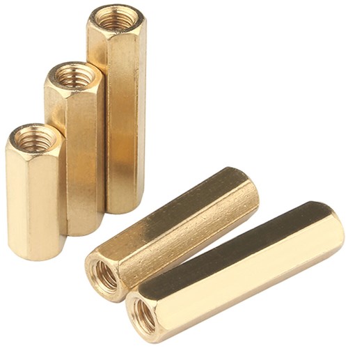 M4 Brass Female Hex Column PCB Board Isolation Standoff Support Spacer Pillar - Picture 5 of 12