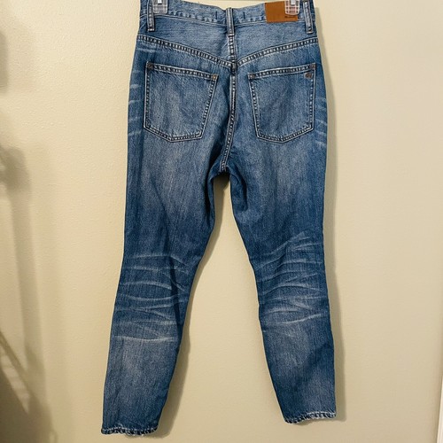 Madewell High Waist Rigid Skinny Distressed Jean Size 27 - Picture 2 of 11